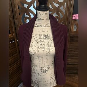 Croft & Barrow Burgundy Sweater